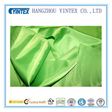 Блестящий шелковистый полиэстер Швейные ткани для домашнего текстиля, зеленый